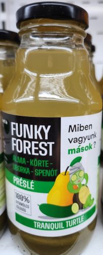 Funky Forest préslé (100% Alma-Körte-Uborka-Spenót ) 330ml